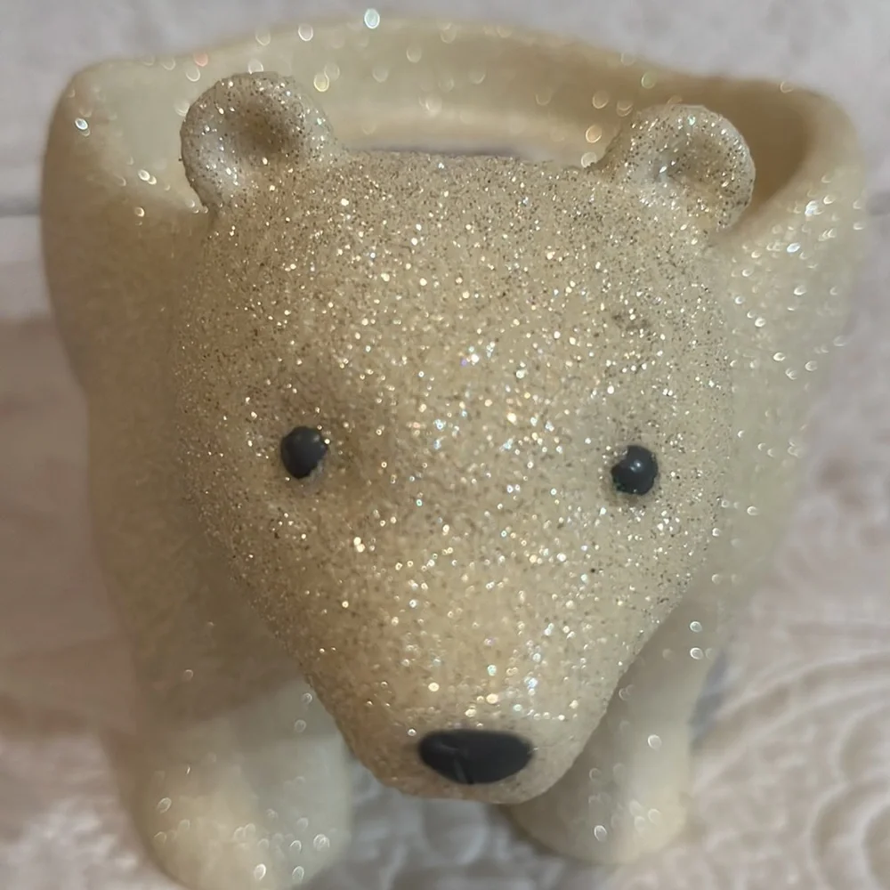 Bath & Body Works glitter polar bear candle holder‎ - Picture 8 of 10